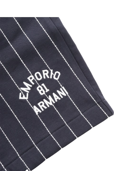 Emporio Armani Bottoms for Boys Emporio Armani Shorts With Vertical Seams