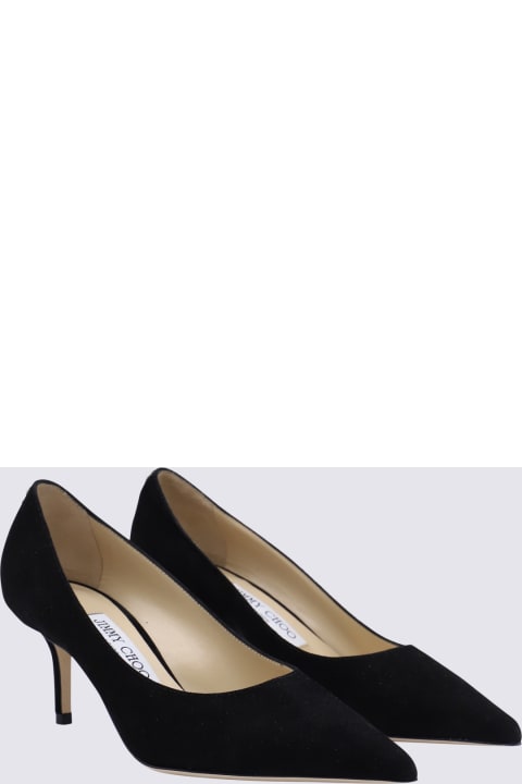 Jimmy Choo Black Leather Pumps