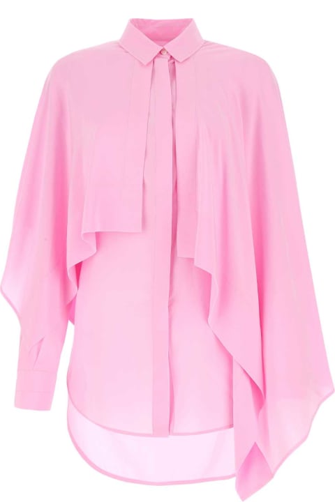 Quira Topwear for Women Quira Pink Silk Blouse