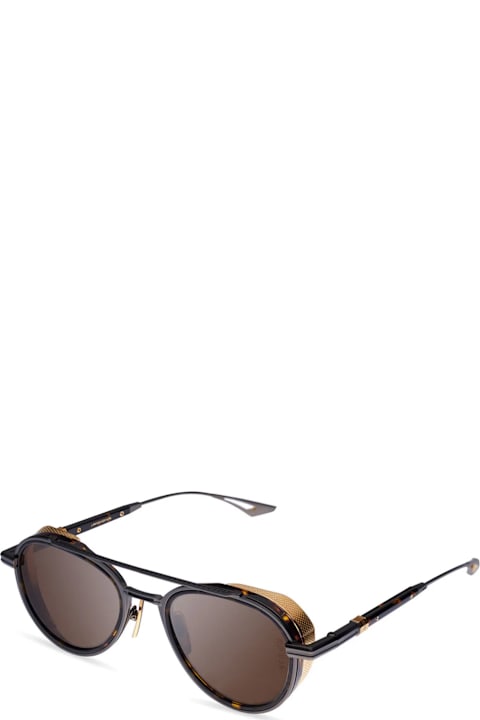 Eyewear for Men Dita Epiluxury 4 - Black Iron / Tortoise / Yellow Gold Sunglasses