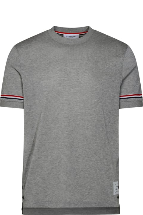 Thom Browne for Men Thom Browne Gray Cotton T-shirt