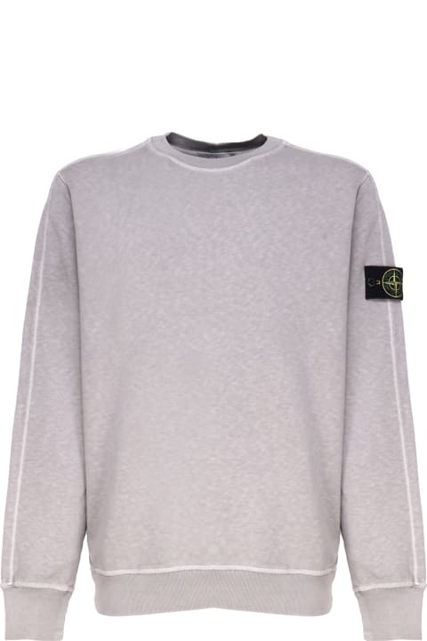 Stone Island Sweaters for Men Stone Island Cotton Sweater With Logo Patch
