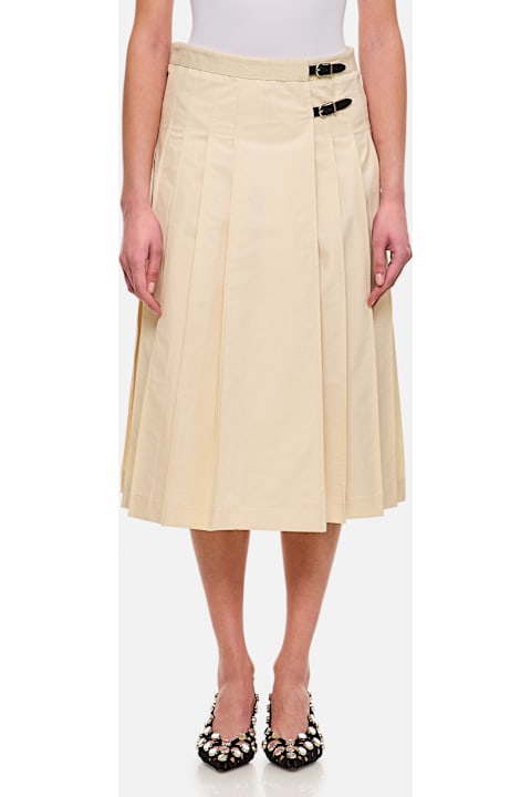 【送料&関税込】Max Mara Luisa Pleated A-line Skirt Max Mara Luisa Pleated A-line Skirt | italist