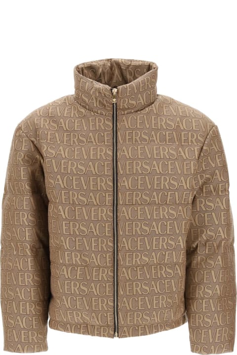 Versace for Men Versace Canvas Puffer Jacket
