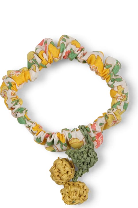 Bonpoint Accessories & Gifts for Girls Bonpoint Yellow Elastic For Girl With Cherries