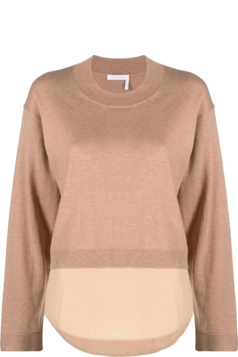 Clothing for Women See by Chloé Cotton And Wool Sweater