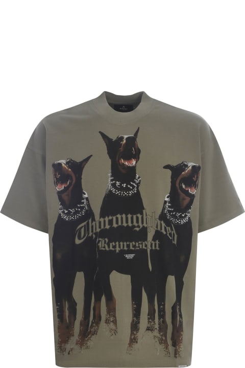 REPRESENT Men REPRESENT T-shirt Represent "thoroughbred" Made Of Cotton