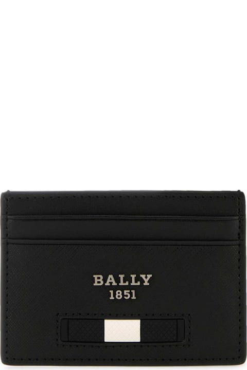 Bally Wallets for Men Bally Black Leather Cardholder