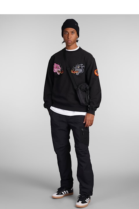 Maharishi for Men Maharishi Duality Panther Sweatshirt In Black Cotton