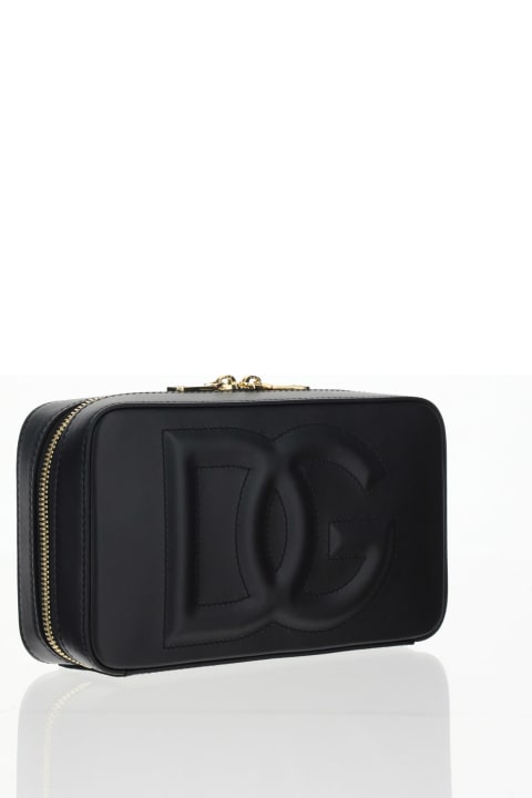 Dolce & Gabbana Clutches for Women Dolce & Gabbana Logo Shoulder Bag