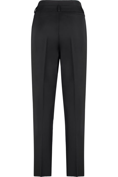 Max Mara Pants & Shorts for Women Max Mara Celtico Wool Tapered-fit Trousers