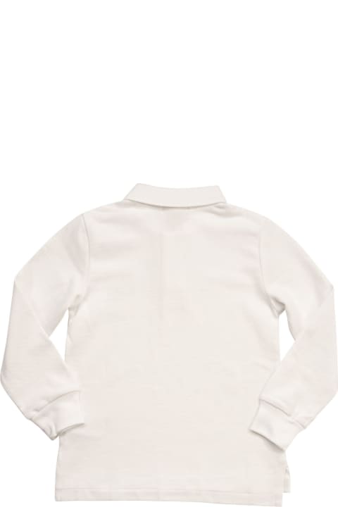 Fashion for Women Polo Ralph Lauren Long-sleeved Pique Polo Shirt