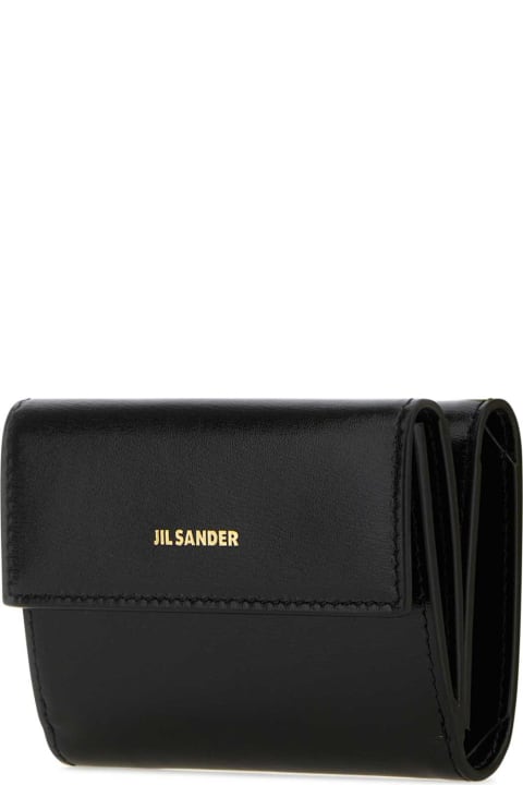 Jil Sander for Women Jil Sander Black Leather Wallet