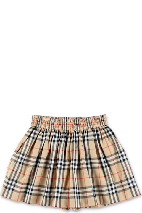 Homeware Burberry Burberry Cotton Check Shorts For Kids