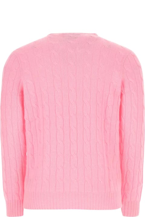 Sweaters for Men Polo Ralph Lauren Pink Cashmere Sweater
