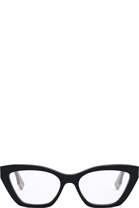 Fendi Eyewear for Kids Fendi Eyewear Fendi Fe50067i Fendi Way 001 Nero Glasses