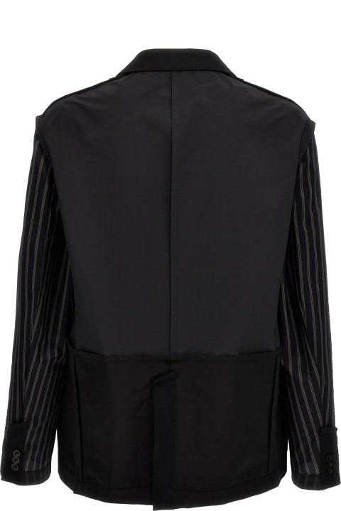 Sacai Coats & Jackets for Men Sacai Two-material Blazer