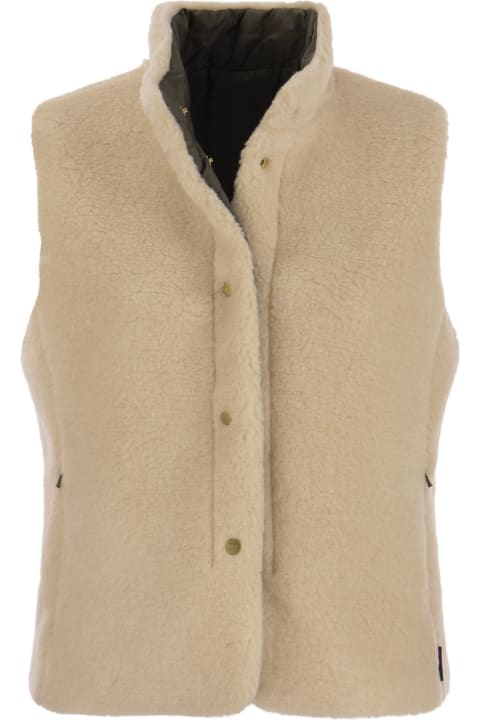 Fay Coats & Jackets for Women Fay Reversible Shearling Effect Vest