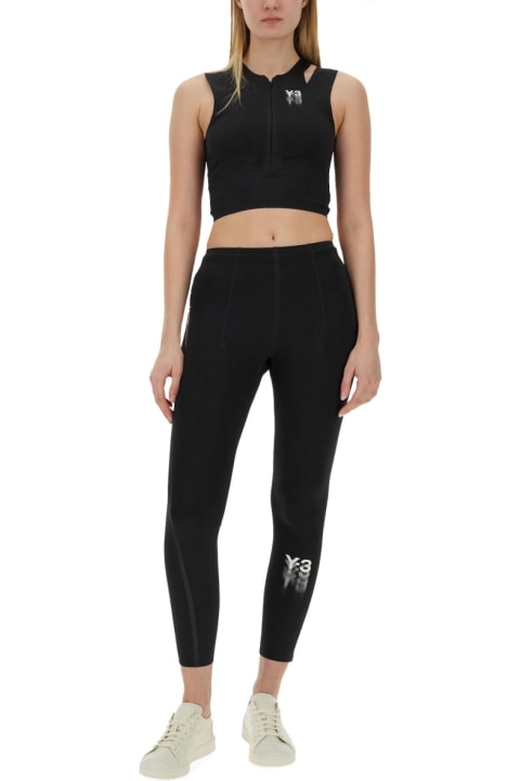 Y-3 Pants & Shorts for Women Y-3 Leggings With Logo