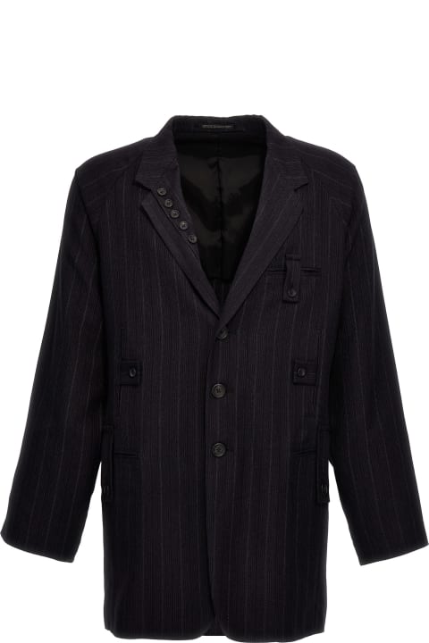 Yohji Yamamoto Coats & Jackets for Men Yohji Yamamoto 'i-st Lapel Button' Blazer