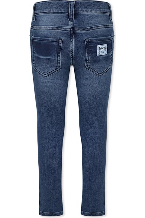 Timberland for Boys Timberland Denim Jeans For Boy With Logo