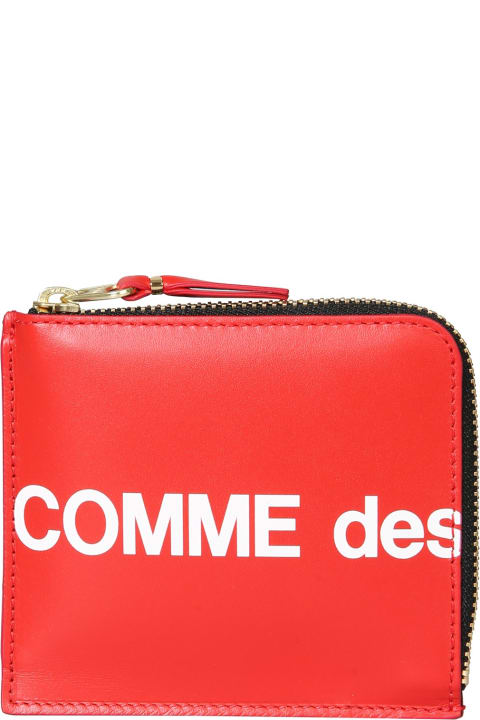 Comme des Garçons Wallet Wallets for Men Comme des Garçons Wallet Huge Wallet With Zipper