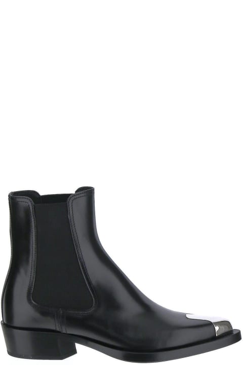 Boots for Women Alexander McQueen Leather Ankle Boots
