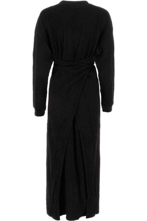 Baserange Dresses for Women Baserange Black Cotton Dress
