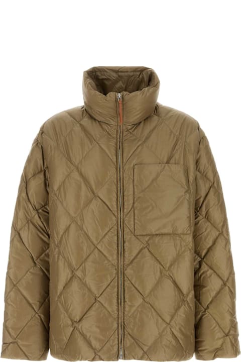 أدوات منزلية Jil Sander Khaki Nylon Down Jacket