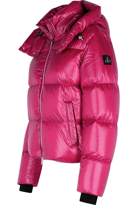 Moose Knuckles Clothing for Women Moose Knuckles 'moonstone' Fuchsia Nylon Down Jacket