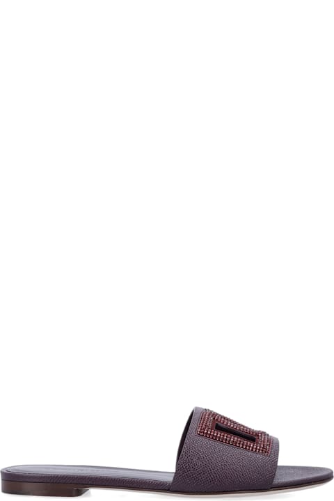 Dolce & Gabbana Crystal Embellished Flat