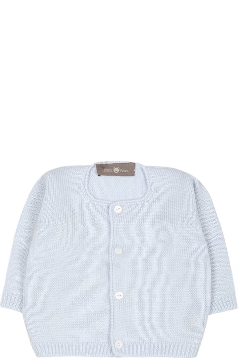 Little Bear Sweaters & Sweatshirts for Baby Boys Little Bear Light Blue Cardigan For Baby Boy
