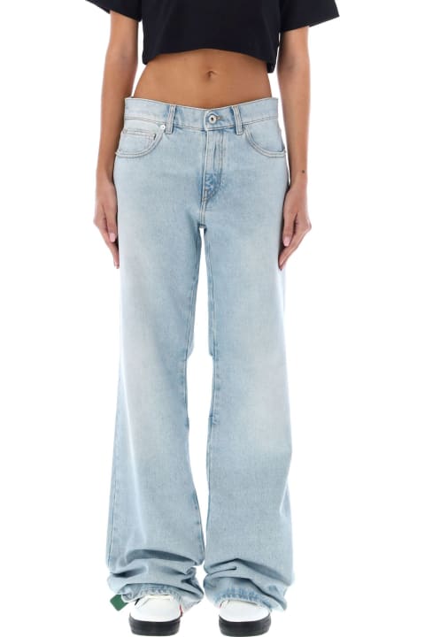 Off-White for Women Off-White Bleach Baby Baggy Chino Jeans