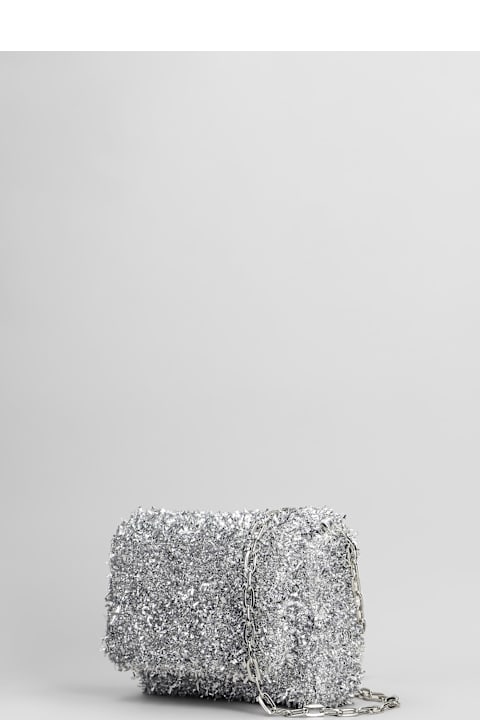 Roberto Festa for Women Roberto Festa Carol Shoulder Bag In Silver Fabric