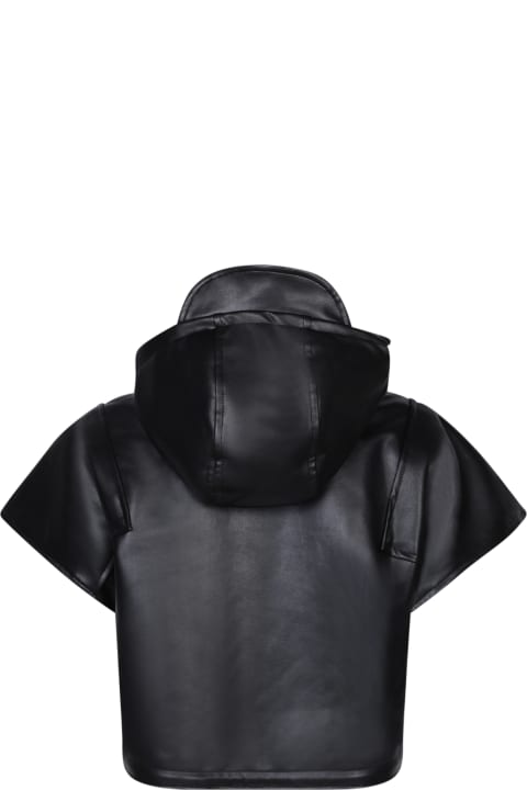ウィメンズ Issey Miyakeのコート＆ジャケット Issey Miyake Cropped Black Jacket