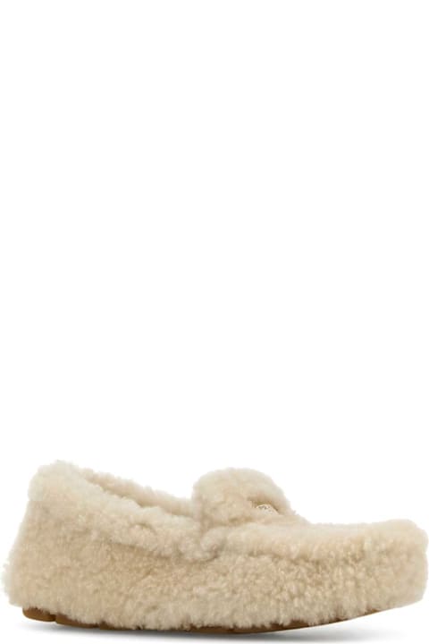 Shoes Sale for Women Prada Ivory Shearling Loafers