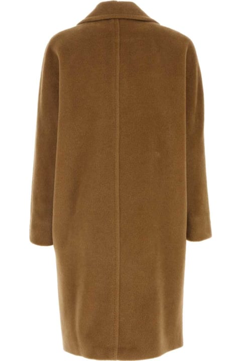 Max Mara Studio Coats & Jackets for Women Max Mara Studio Caramel Alpaca Blend Sidney Coat