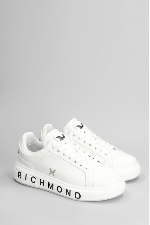 John Richmond for Men John Richmond Sneakers In White Leather