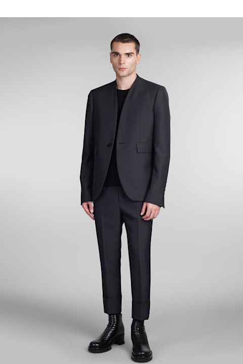 Sapio معاطف وجواكت لـ القسم الرجالي Sapio N55sr Blazer In Black Polyester