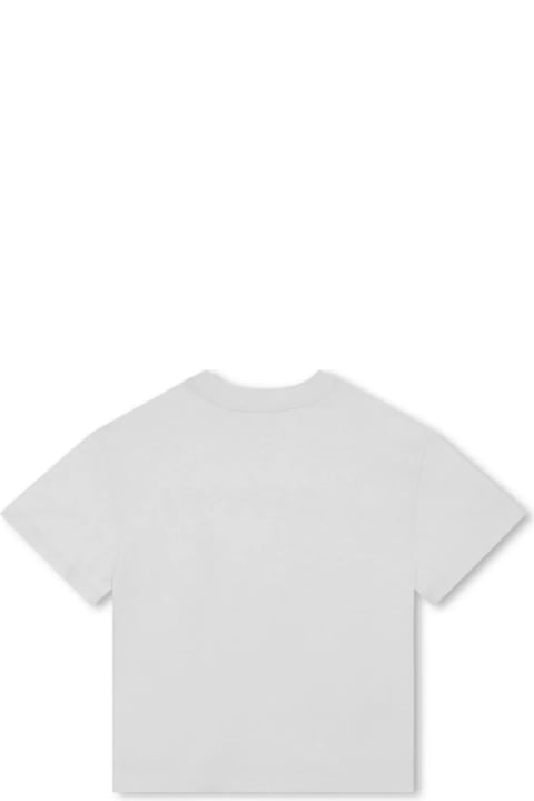 Lanvin T-Shirts & Polo Shirts for Boys Lanvin Aquamarine T-shirt With Logo