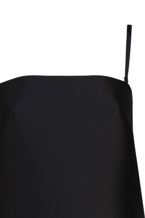 Homeware SportMax Straight Mini Dress With Feather Insert