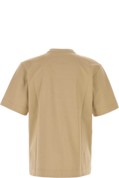 Fendi Topwear for Men Fendi Camel Cotton T-shirt