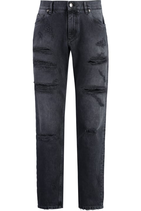 Dolce & Gabbana Clothing for Men Dolce & Gabbana Regular-fit Cotton Jeans