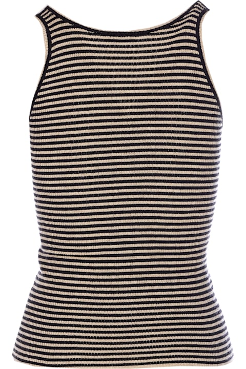 Topwear for Women Brunello Cucinelli Striped Tank Top