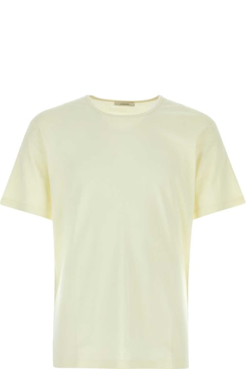 メンズ Lemaireのトップス Lemaire Cream Cotton T-shirt