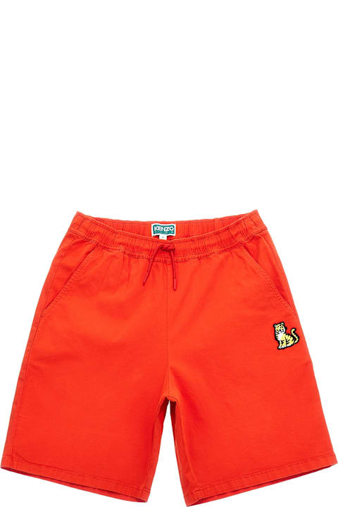 Kenzo Kids for Women Kenzo Kids Embroidered Bermuda Shorts