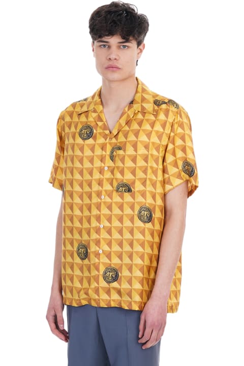 Jeremy Shirt In Yellow Silk