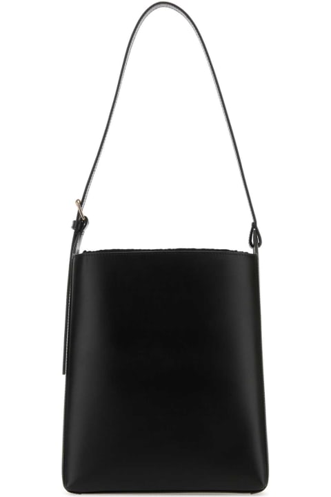 A.P.C. Women A.P.C. Black Leather Virginie Shoulder Bag