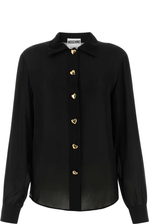Fashion for Women Moschino Black Silk Shirt