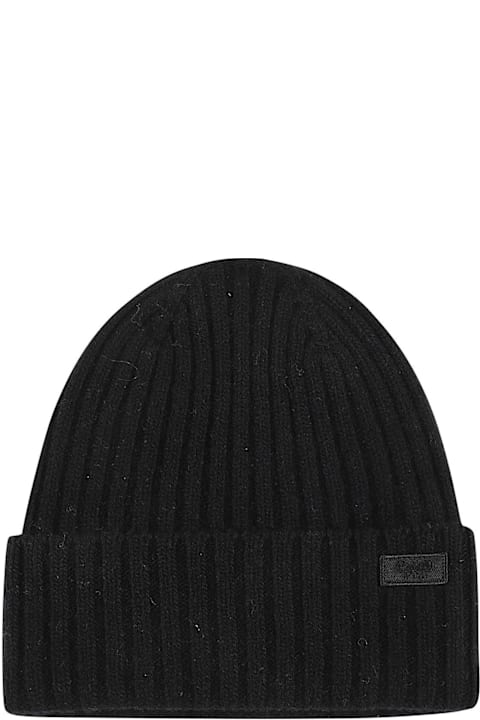 Weekend Max Mara Hats for Women Weekend Max Mara Ritmo Logo Embroidered Beanie